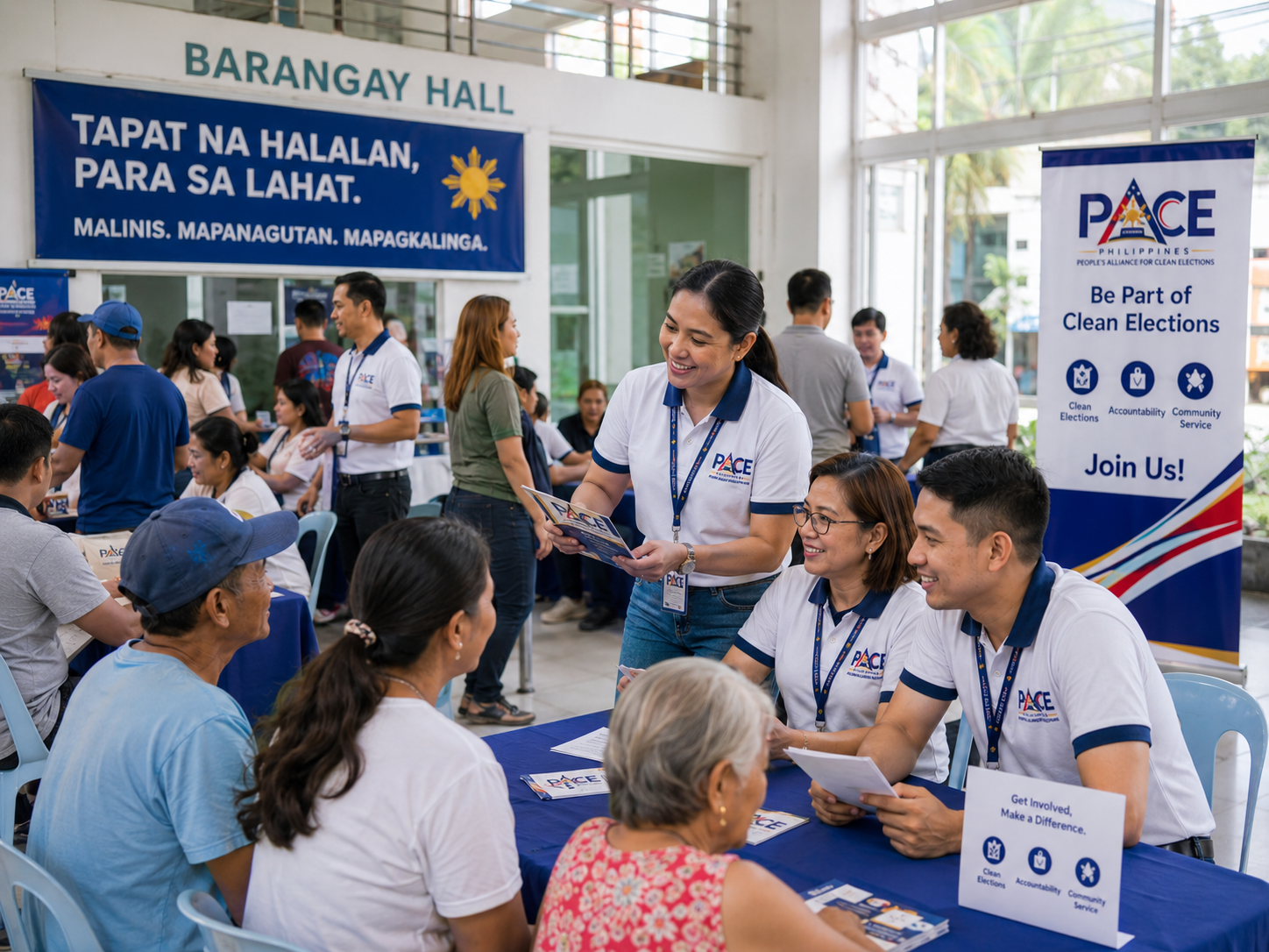 Volunteer clean election support